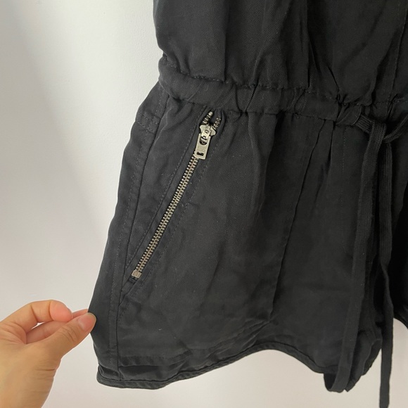 Wilfred Free Beatriz Romper in Black. Size XS. - Picture 3 of 4